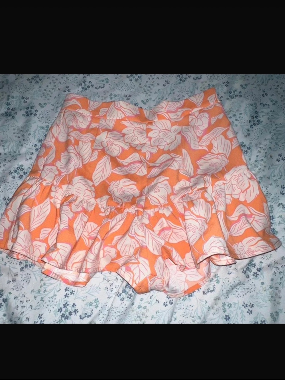 Hello Molly With Grace Shirts Orange Floral Sz 2